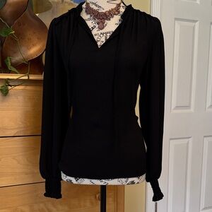 LOFT Elegant Black Blouse